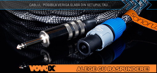 Cabluri profesionale audio: VOVOX