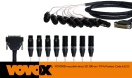 Multicore cu DB25/XLR  VOVOX Mucolink direct SD 300 DB25-mXLR-fXLR