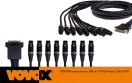 Multicore cu DB25 si XLR tata  VOVOX Sonorus muco direct S8 300 fXLR-DB25