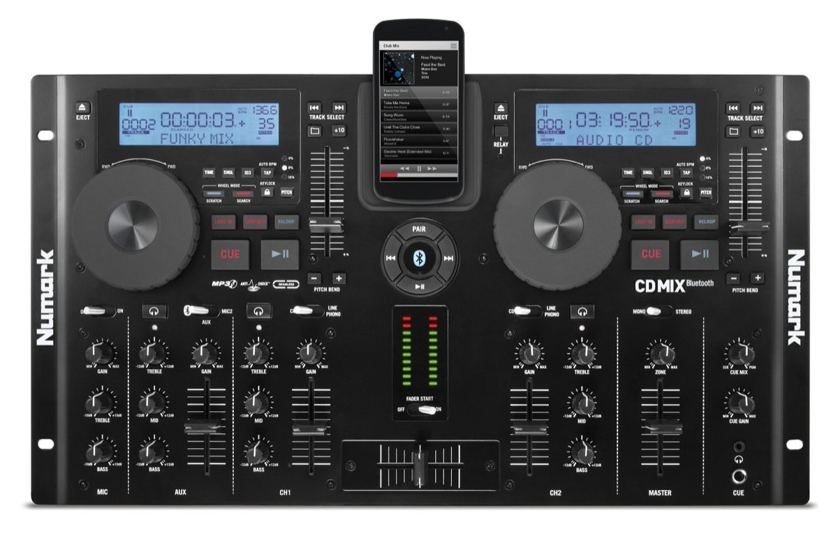 Numark CD Mix Bluetooth CD player mixer DJ SoundCreation