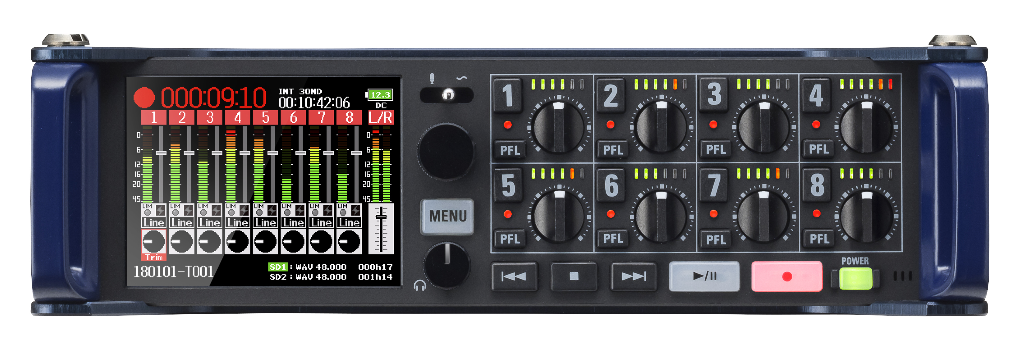 Zoom F8n Multitrack Recorder Recorder multitrack SoundCreation