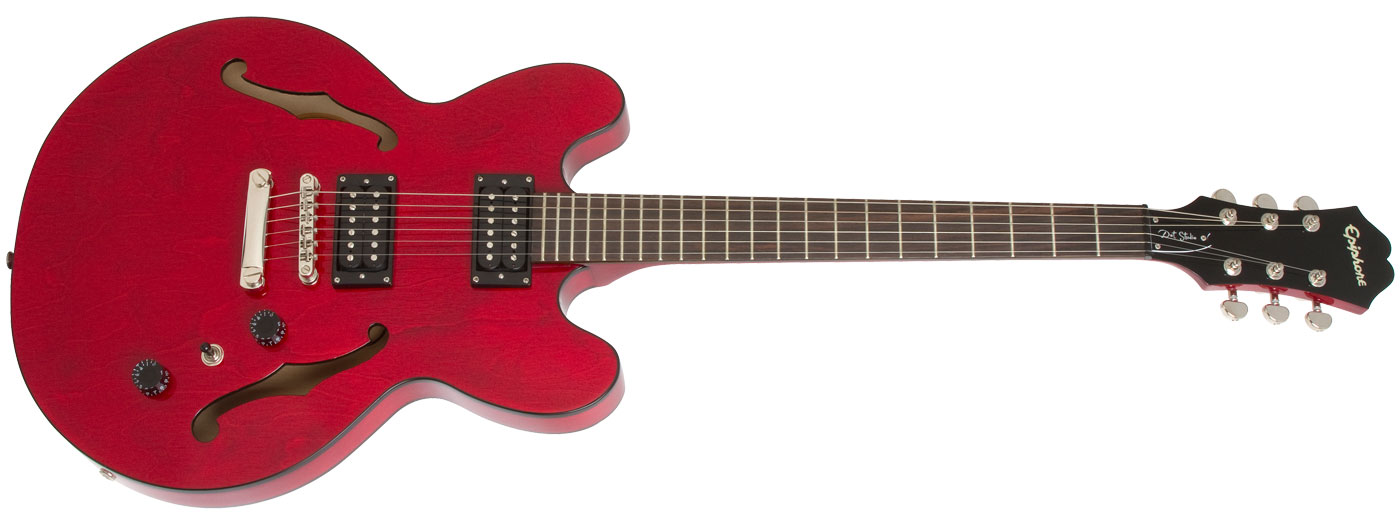 ギター EPIPHONE DOT STUDIO CHERRY Epiphone Dot Studio Cherry - Chitara electrica - SoundCreation
