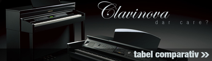 Clavinova - tabel comparativ