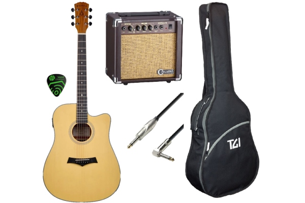 Silver D CE NT Acoustic Starter Set Silver D CE NT Acoustic Starter Set