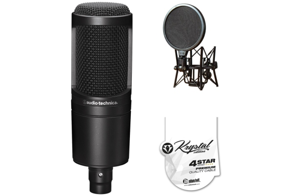 AT2020 Combo Popfilter Shockmount Set