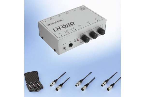 Bundle 3-Channel Mixer / 3 x Microphone Set