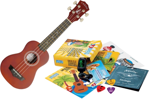 Pachet Ukulele Sopran cu accesorii Pachet Ukulele Sopran cu accesorii