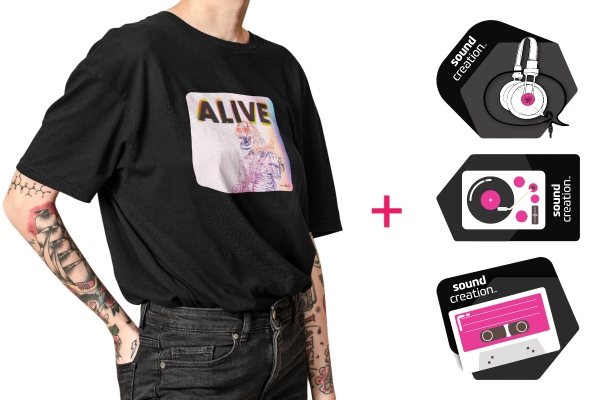Set Sticker T-Shirt Set Sticker T-Shirt