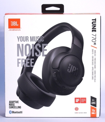 JBL Tune 770NC Black, Bluetooth, Noise Cancelling