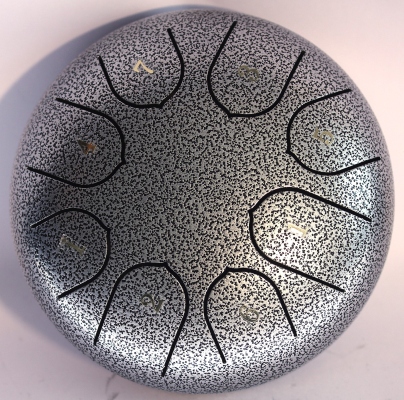 Dimavery TD-8  Steel Tongue Drum, silver