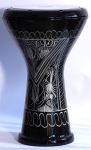 Aluminum Doumbek - Hand Engraved