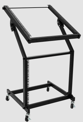 Omnitronic Rack Stand 12U/10U adjustable on Wheels