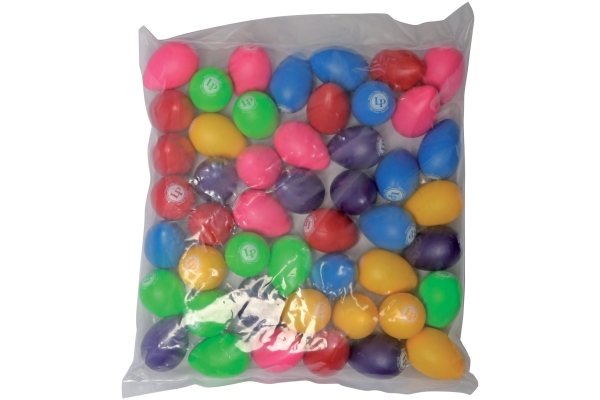 Latin Percussion  Egg Shaker Bulk Ware Mixed Colors
