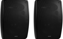 2 difuzoare rezistente la intemperii cu suport Omnitronic OD-8 Wall Speaker 8Ohm black 2x