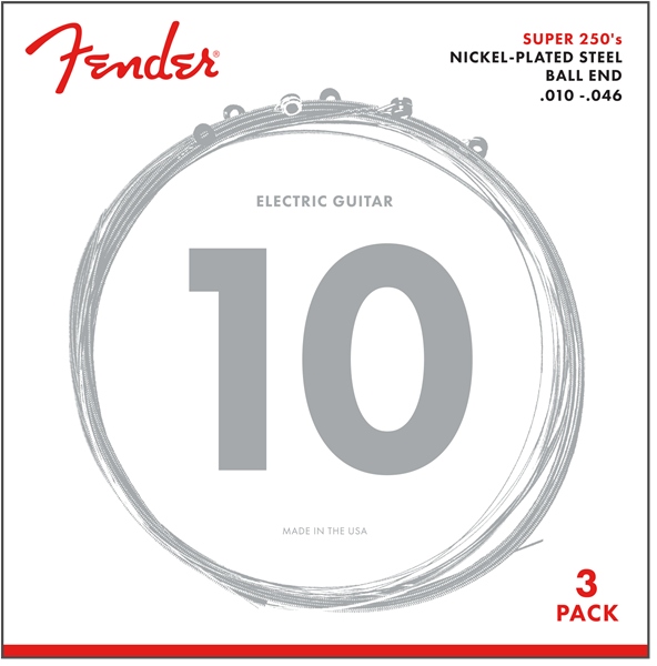 Fender Super 250R NPS 010-046 - 3-Pack