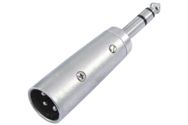 Adapter XLR(M)/Jack(M) stereo