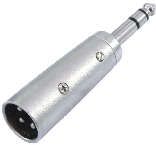 Omnitronic Adapter XLR(M)/Jack(M) stereo