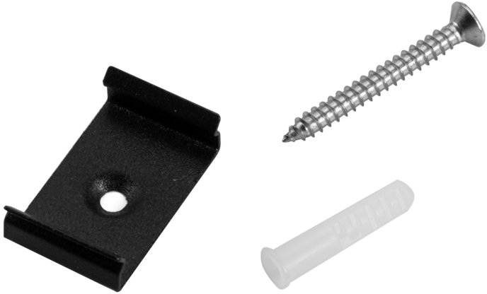 Eurolite Mounting Bracket for U-Profil 20mm Metal bl