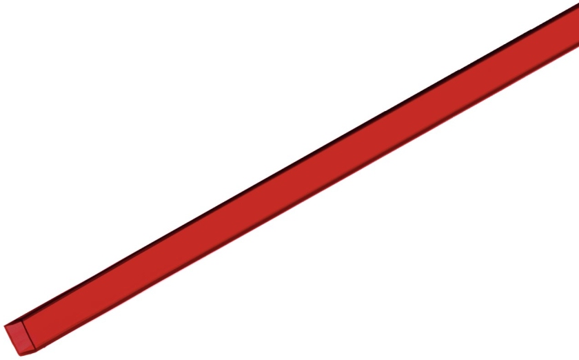 Eurolite Tubing 10x10mm red 2m