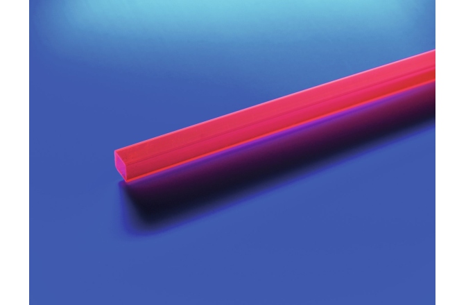 Accesoriu Eurolite Tubing 10x10mm red UV-active 2m