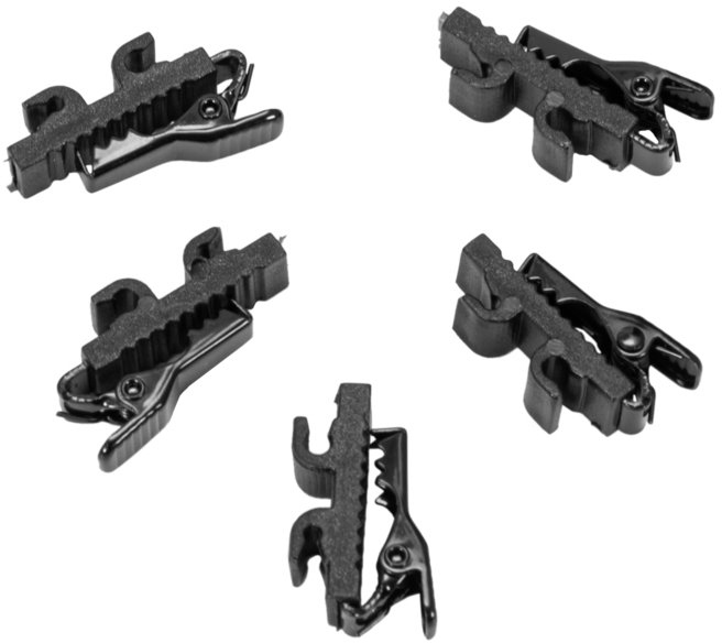 Omnitronic Microphone Cable Clip MK2, black 5x