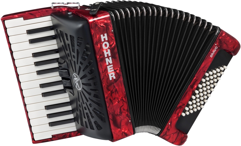 Hohner Bravo II 48 Red