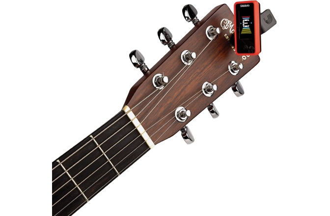 Acordor cromatic Daddario Eclipse Headstock Tuner Red