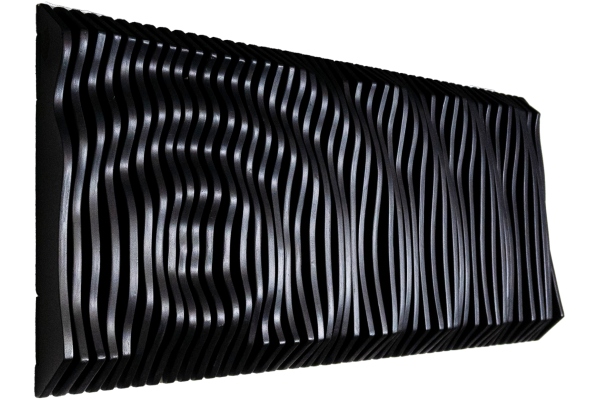 Acoustic Hub Drop Parametric Pannel Poplar Black