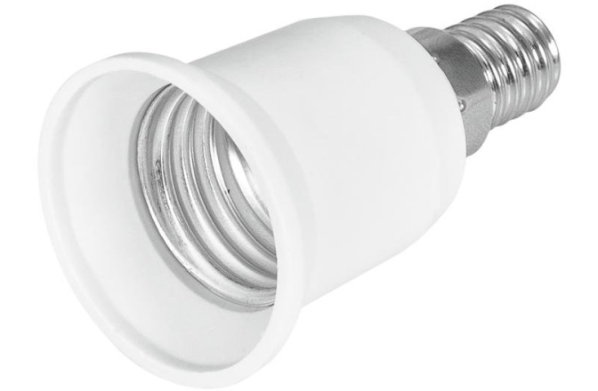 Adaptor bază lumini Eurolite Adapter E-14 to E-27
