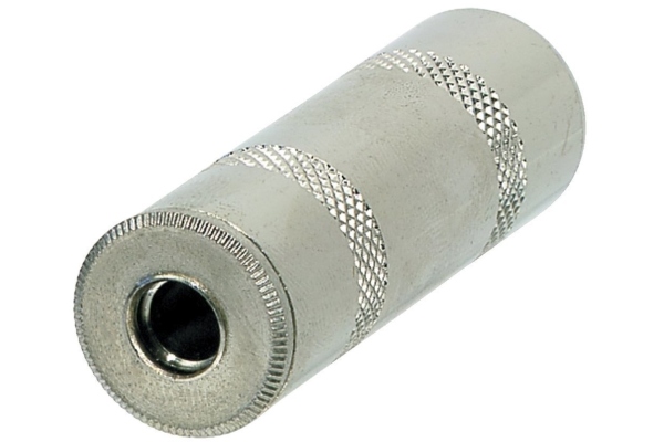 Adaptor 6.3 mm stereo jack plug argintiu Adaptor 6.3 mm stereo jack plug argintiu