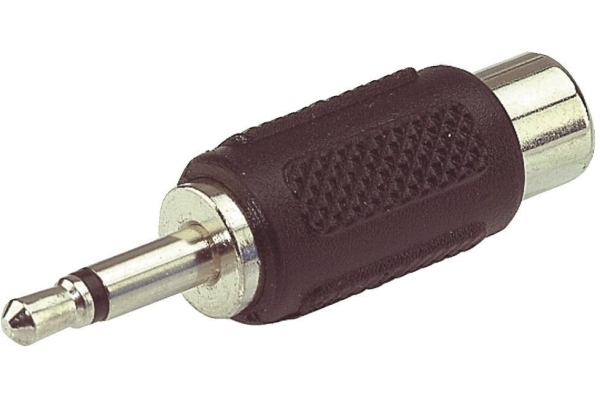 Adaptor Cinch socket - 3.5 mm mono jack plug Adaptor Cinch socket - 3.5 mm mono jack plug