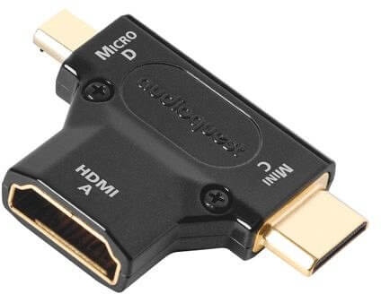 Audioquest Adaptor HDMI A to C & D