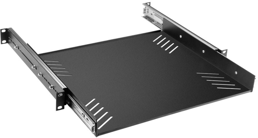 Adam Hall Rack Cradle 1U Sliding