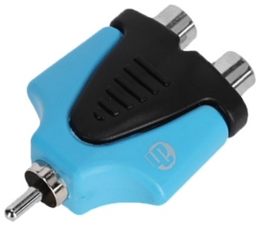 Adam Hall 4Star AY RF2 RM2 BLU LINE 2 x RCA female x RCA male