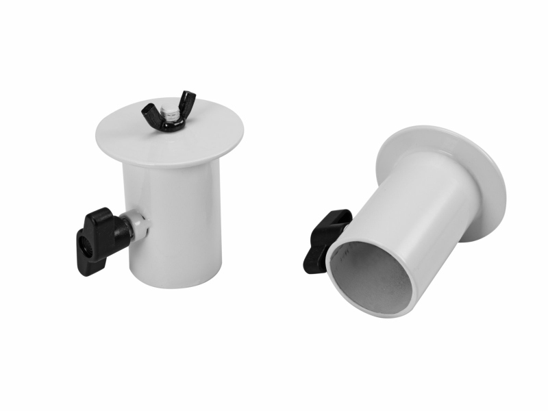 Omnitronic BOB-4 Stand Adaptor white 2x