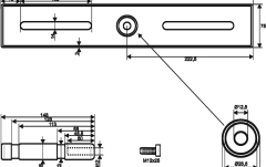 Adaptor vertical  Eurolite TAH-52 Truss Adapter w/ TV Pin