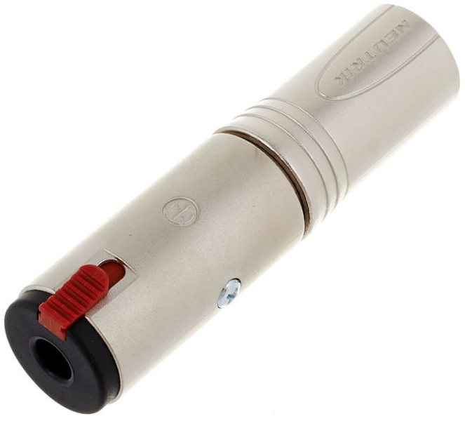 Adaptor XLR tata cu 3 pini la la jack stereo (TRS) mama Neutrik NA3MJ