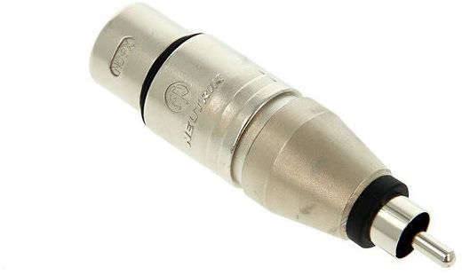 Adaptor de la conector XLR mama cu 3 pini la RCA tata Neutrik NA2FPMM