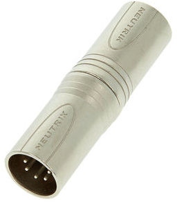 Adaptor XLR tata cu 5 pini la XLR tata cu 5 pini Neutrik NA5M