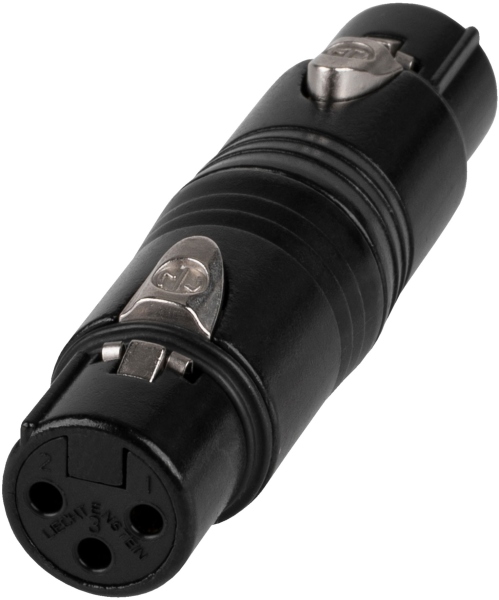 Adaptor de la conector XLR mama cu 3 pini la XLR mama cu 3 pini Neutrik NA3FF-B