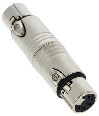 Adaptor XLR mama cu 5 pini la XLR mama cu 5 pini Neutrik NA5FF