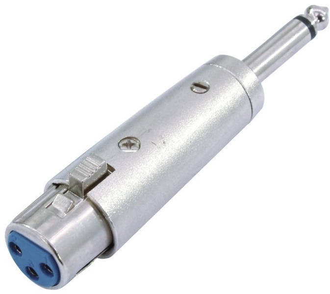 Omnitronic Adapter XLR(F)/Jack(M) mono