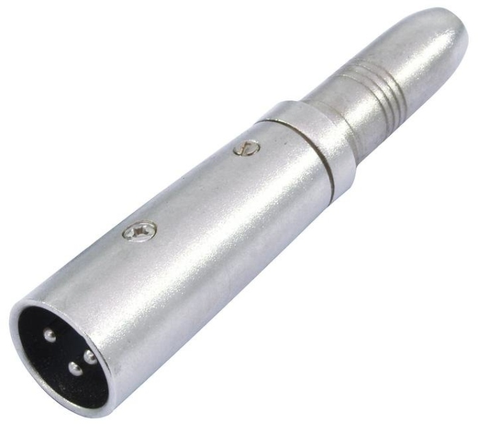 Omnitronic Adapter XLR(M)/Jack(F) mono