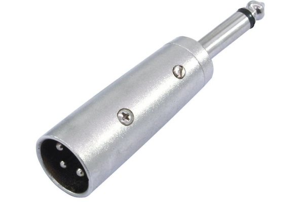 Adapter XLR(M)/Jack(M) mono