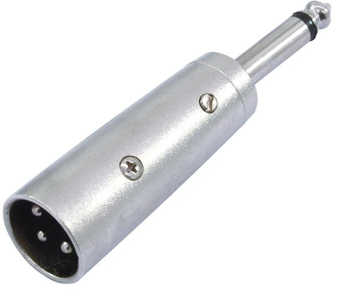 Omnitronic Adapter XLR(M)/Jack(M) mono