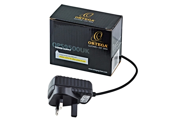 Ortega POWER SUPPLY - 3M CABLE  9V/500MA UK / CE CERTIFIED