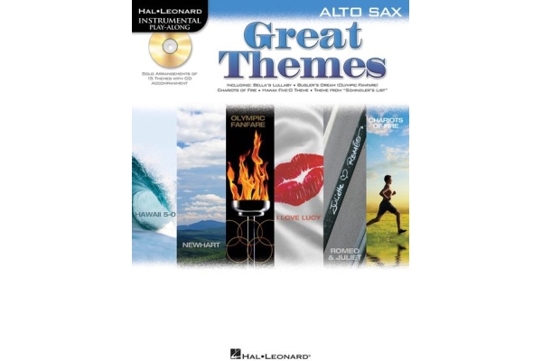 Alto Saxophone Play-Along: Great Themes