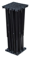 Alustage Spider Riser 1X1 20Cm Black