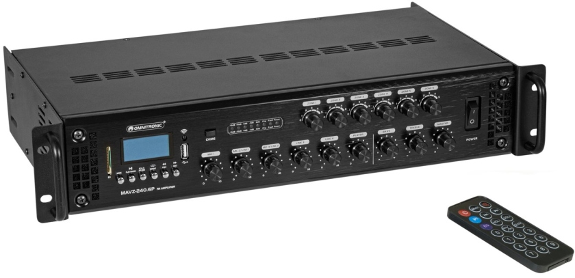 Omnitronic MAVZ-240.6P PA Mixing Amplifier