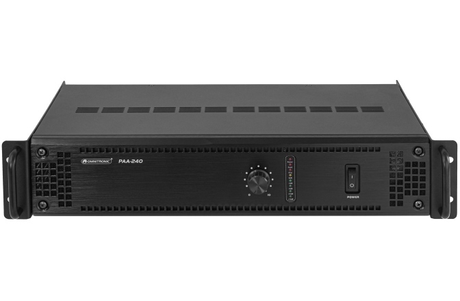 Amplificator 240W Omnitronic PAA-240 PA Amplifier